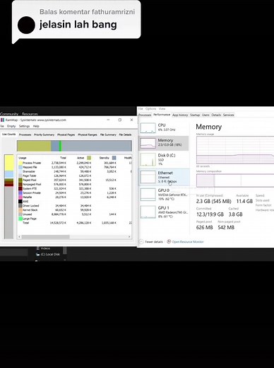 Membalas @fathuramrizni semoga bermanfaat (Maaf kalau intonasi gwa kurang jelas karna gwa baru bangun) #rammap #fyp #tutorial #windows #capcut