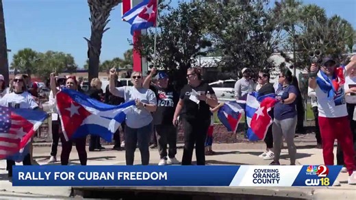 Cuban-Americans rally for freedom in communist nation