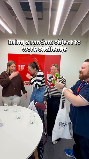 *No objects were harmed in the making of this video. #bringsrandomobjecttowork #TeamVirginMediaO2 #virginmediao2careers #officereels #officelife | Virgin Media O2 Careers
