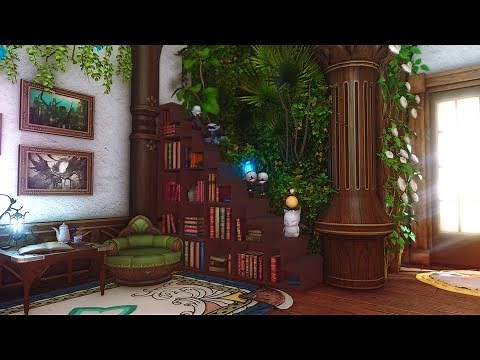FFXIV House Tour - Cozy Lavender Beds cottage (very few glitches used)