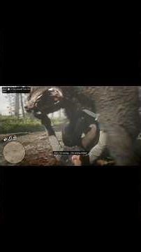 RDR2 - Sadie saves john from bear attack