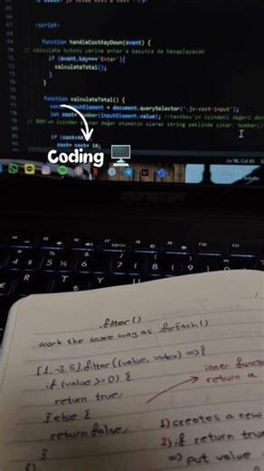 Turning ideas into code, one line at a time 💻✨#viralvideo #codingforbeginners #developer #bca