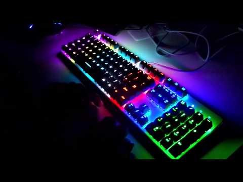 Havit Magic Eagle Mechanical Keyboard Color Showcase and Individual Key LED