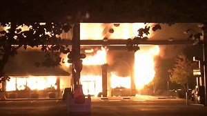 A rare view inside a California wildfire