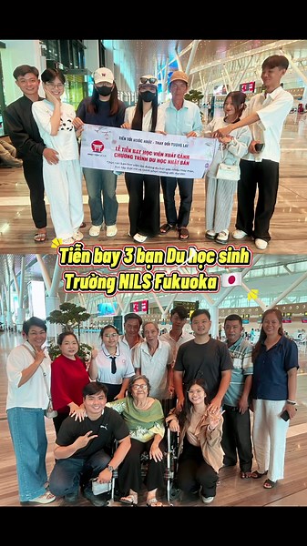 Tiễn bay 3 bạn Du học sinh 🇯🇵 trường NILS Fukuoka 🥰 ✈️ Chúc các bạn lên đường mạnh giỏi và đạt được nhiều thành công ở nước Nhật nhée ❤️ #KOHI #JLPT #hoctiengnhat #duhocnhatban #xuhuong