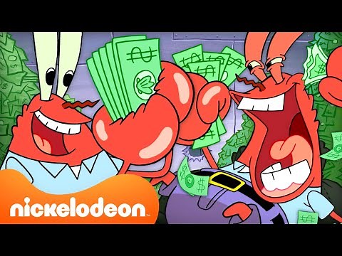 Mr Krabs Being the ULTIMATE Cheapskate 🤑 | SpongeBob SquarePants | Nickelodeon UK