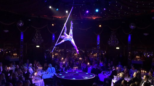 DAVIDE ZONGOLI - ACRODAVE - GRANDE AMORE - aerial pole - Schuhbecks Teatro Munchen 2017/18