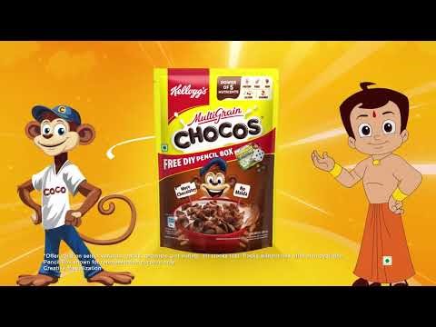 Chhota Bheem's Secret: No Maida Kellogg's Multigrain Chocos | Free DIY Pencil Box | BTS 2025