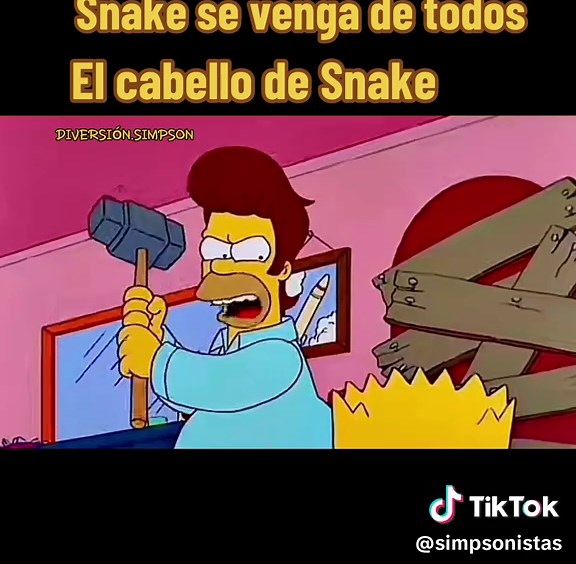 El Cabello de Snake: La Venganza en Los Simpsons