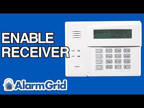 How Do I Enable the Receiver in a 6160RF?