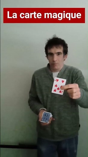 Magic trick: The magic card.