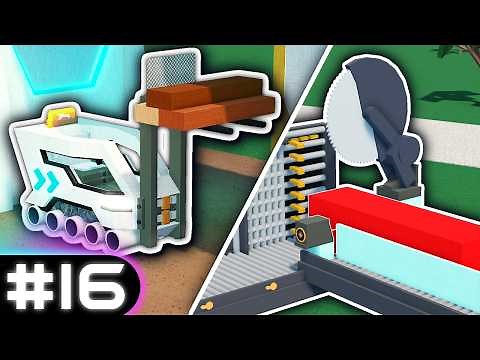 Building an Auto Plank Sizer! - Lumber Tycoon 2 Cyber Series #16