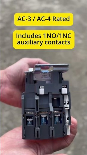 80A 3 Pole IEC Contactor Built for Demanding Motor Loads