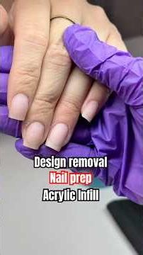 Design removal & infill #nails #nailart #nailarttutorial #nailartvideos