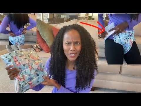 Cloth Diaper REVIEW AND TRY ON Adult/TEEN SIZE Cloth DIAPER| Sigzagor (CLOTH DIAPERS) BLUE LLAMAS!