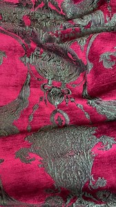 Burgundy Damask Chenille Jacquard Curtains, Border Design Drapery Panel, Custom Size, 6 Color Options, Elegant Living Room & Bedroom - Etsy Canada