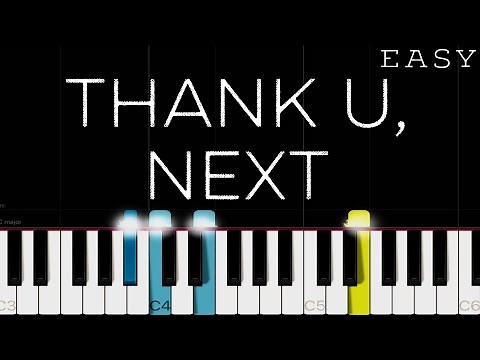 Ariana Grande - thank u, next | EASY Piano Tutorial