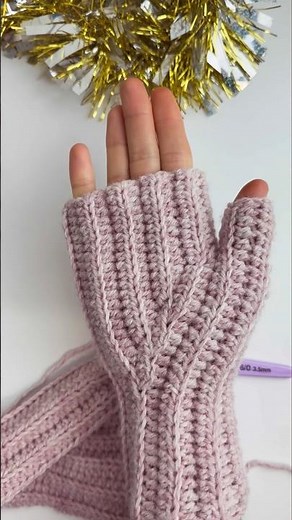 Crochet Fingerless Gloves