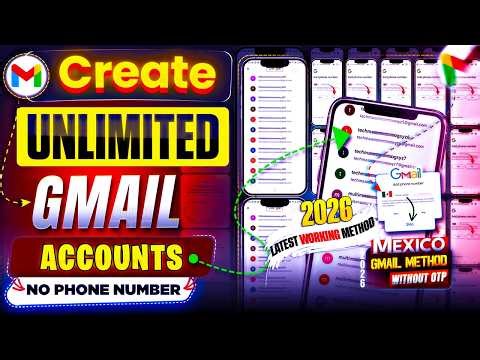 Create Unlimited Gmail Accounts Without Phone Number Verification | Unlimited GMail Create Method