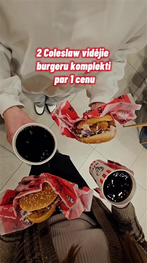 Dodies uz tuvāko KFC un paņem līdzi draugu… vai apēd abus pats 😋🍗 #kfc #kfclatvija #fyp #atlaizukods #viral_video