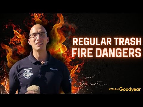 Goodyear Firefighter Ruben | Prevention of Trash Fires