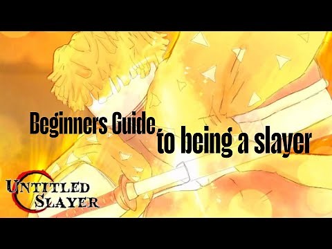 Beginners Guide | How to become a demon slayer. (Untitled Slayer) Roblox Newest Demon Slayer game!