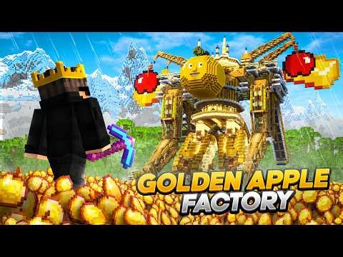 I Built the MOST OP Golden Apple Factory in Minecraft! 🍎💰-Ep. 6
