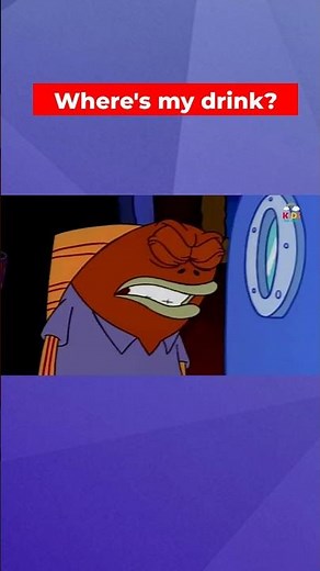 Where's my drink? LOL moments with Squidward