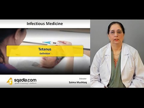 Tetanus | Definition | Infectious Medicine Video Lectures | V-Learning