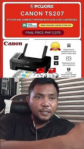 Canon TS207 Single Function Printer Perfect For Students | #shopeetagtowin. #ShopeeTagToWin