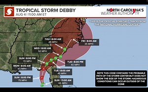 78K views · 1.2K reactions | Tropical Video Update: I explain everything you need to know about the evolving forecast in the video below; I am sure everyone wants to hear my voice again  I hope this video helps you understand! -Ethan | North Carolina's Weather Authority | Facebook