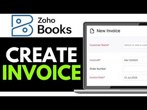 How To Create Invoice in Zoho Books 2025 (EASY & FAST)