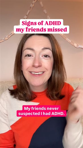 Katy on Instagram: "The symptoms I didn’t recognise: Chameleon socialising – when your personality shifts to match whoever you’re with because masking feels automatic and belonging feels slippery Perfectionism + overachievement – the urge to overwork or over-involve yourself because rest feels boring or uncomfortable and structured busyness feels safer Hyperfocus – disappearing into a passion project for hours while accidentally ignoring the outside world Time blindness & forgetfulness – when “I