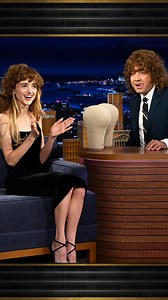 #NataliaDyer & Jimmy recite some #StrangerThings lines while wearing #NancyWheeler’s wigs! #StrangerThingsOnFallon #FallonTonight | The Tonight Show Starring Jimmy Fallon