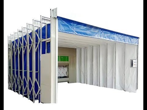 Retractable paint booth/ painting room