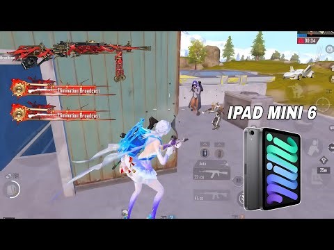 iPAD Mini 6 HDR+Extreme Graphics 🔥 PUBG Test 2024 😍/ iOS 17.6.1 Update!