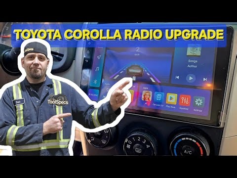 ASURE Radio Carplay/Android Auto Step-by-Step installation in Toyota Corolla 2009-2013