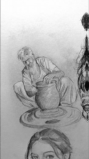 ✨ Time Lapse Pencil Drawing | Relaxing Art in Minutes ✏️🎨