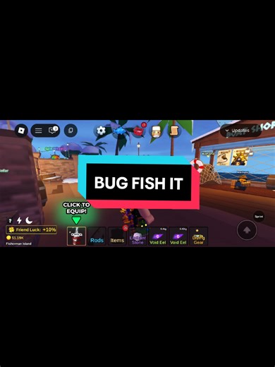 Discover the Bug in Diamond Rod for Fish It