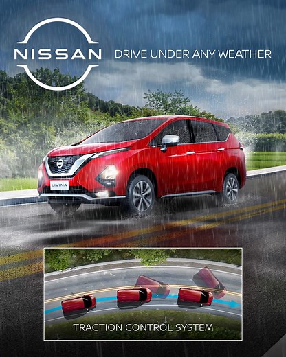 The Nissan Livina is equipped with a Traction Control System — a safety feature that lets you drive safely under any weather condition, allowing you to live the exciting life without barriers. #LivinTheExcitement Learn more: www.nissan.ph/livina | Nissan SVC Dasmariñas