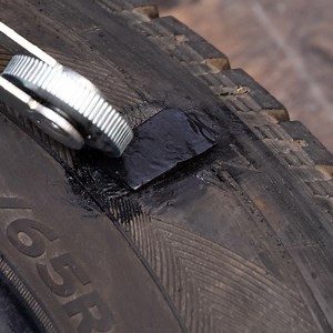 2.1M views · 1.4K reactions | Best Way To Repair A Flat Tire Thanks for watching! Please be aware that this video is for entertainment purposes only and techniques shown should not be attempted at home! | Crafty Panda How | Facebook