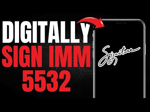 How to Digitally Sign IMM 5532 Form (EASY GUIDE) [2025]