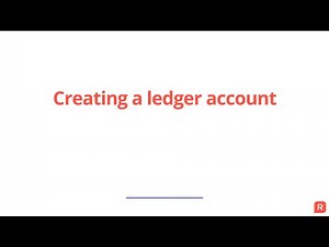 Creating a ledger account in Reckon One