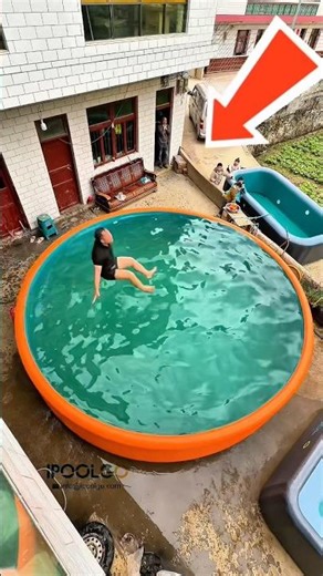 Swimming pool at house 🌊 #swimmingpool #shorts