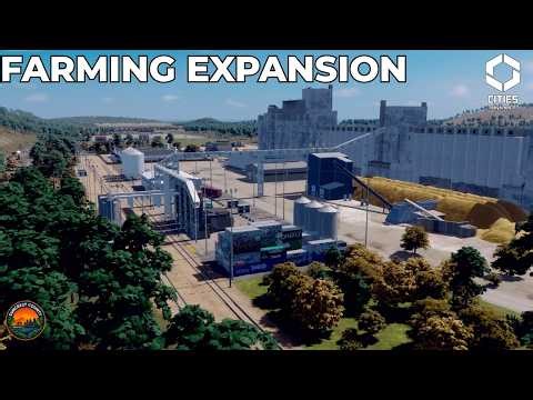 I Built a Realistic Farming & Distribution Area in Cities: Skylines 2 | Suncrest County