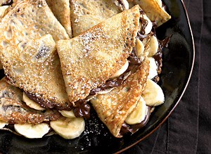 Easiest Homemade Banana-Nutella Crepe Recipe