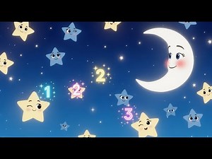 Counting Stars Twinkling Bright ⭐🌙 | Numbers Song for Kids | Learn 123 at Night
