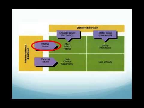 Weiner's Attribution Theory