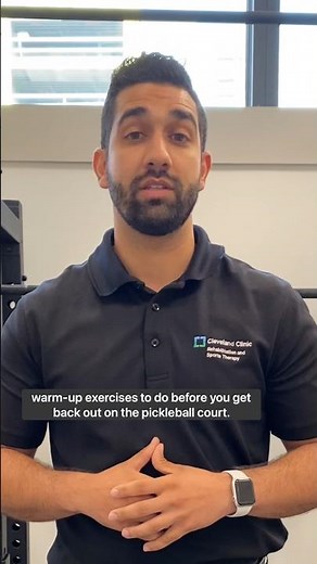 Five warm-up exercises for pickleball.