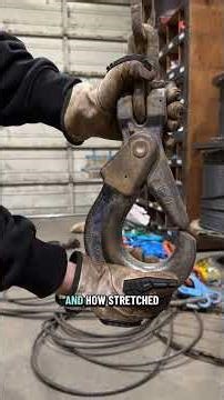 Chain sling failure walk through #liftingequipment